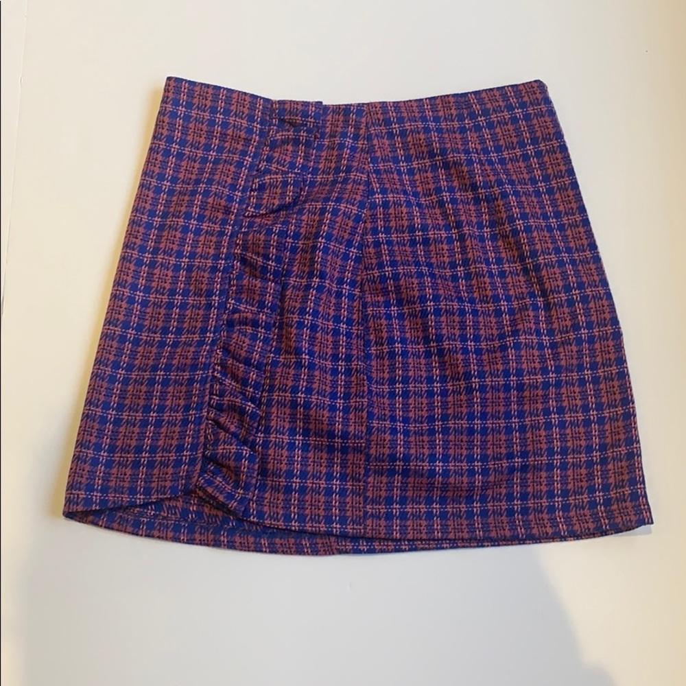 TOPSHOP PLAID SKIRT